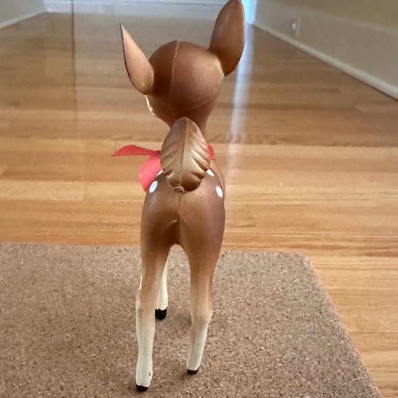 Vintage Bambi Deer Buck Hard Plastic Figure Bell Made in Hong Kong - Picture 4 of 16